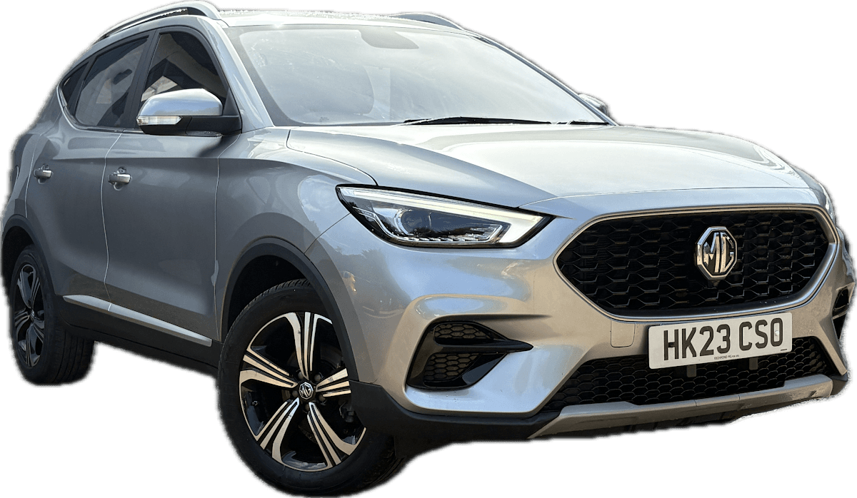 MG ZS in Monument Silver